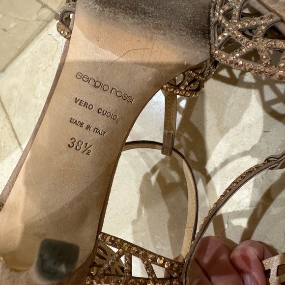 Sergio Rossi Tresor Sandals with crystals - Picture 7 of 13